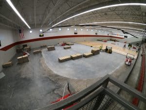 Converting Ice Rink to Courts