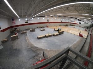 Converting Ice Rink to Courts