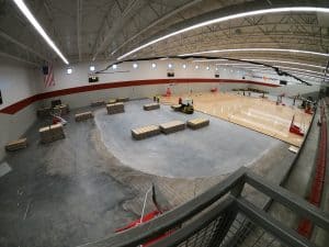 Converting Ice Rink to Courts