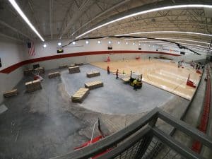 Converting Ice Rink to Courts