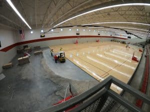 Converting Ice Rink to Courts