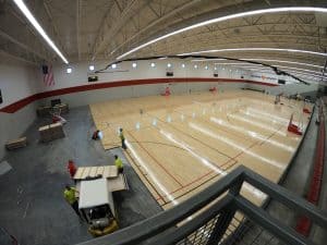 Converting Ice Rink to Courts