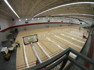 Converting Ice Rink to Courts